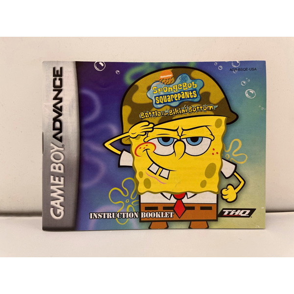 Spongebob Squarepants Battle Bikini Bottom Manual PNP Games Online