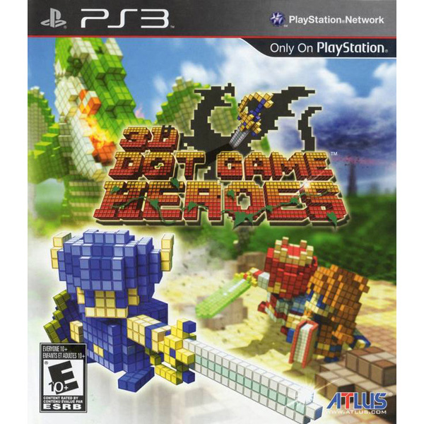 3D Dot Game Heroes - PlayStation 3 PS3 - Used