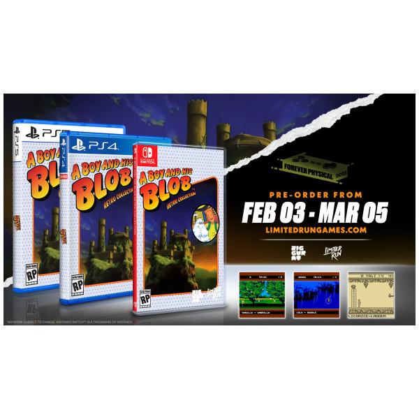 Alternative view of A Boy and His Blob Retro Collection (Limited Run Games) - PlayStation 5 PS5
