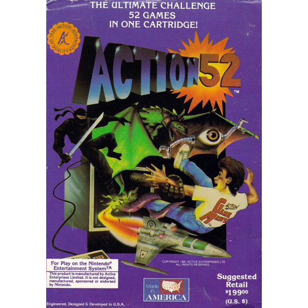 Action 52 - Nintendo NES - Used - Cart Only