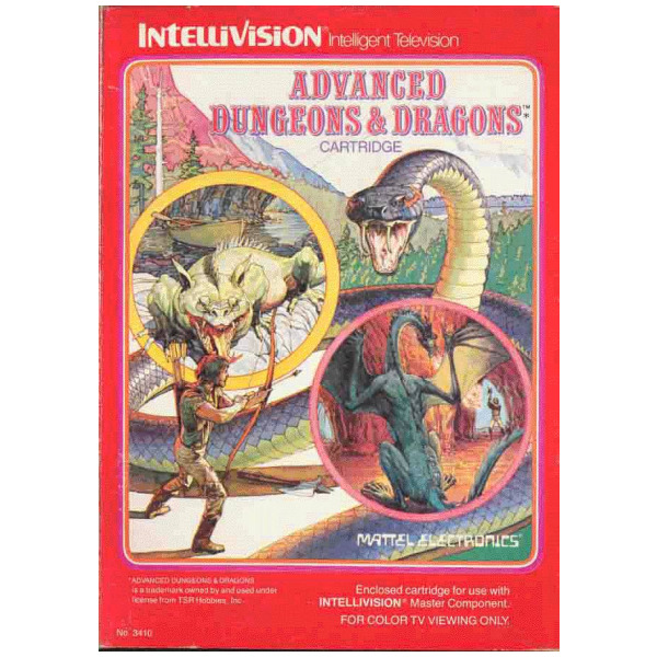 Adv Dungeons & Dragons - Intellivision - Used