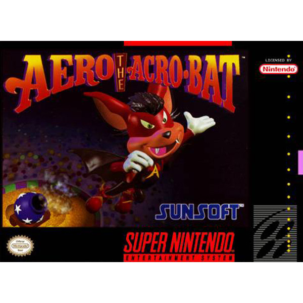 Aero the Acro-Bat - Super Nintendo SNES - Used - Cart Only