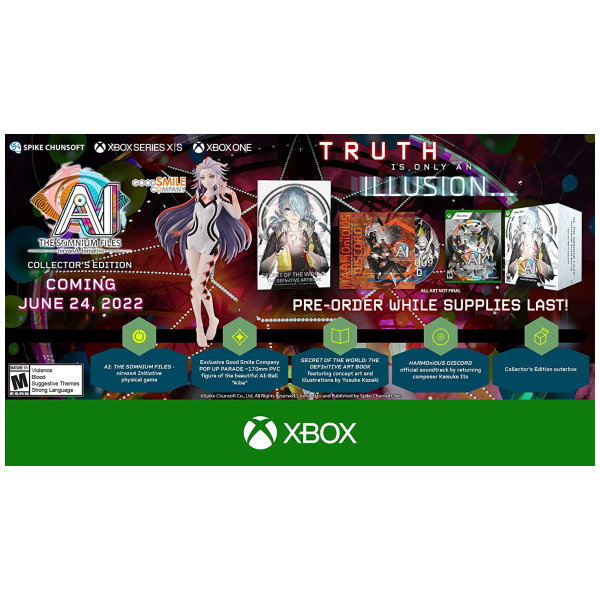 Alternative view of Ai the Somnium Files Nirvana Initiative Collectors Edition - Xbox One