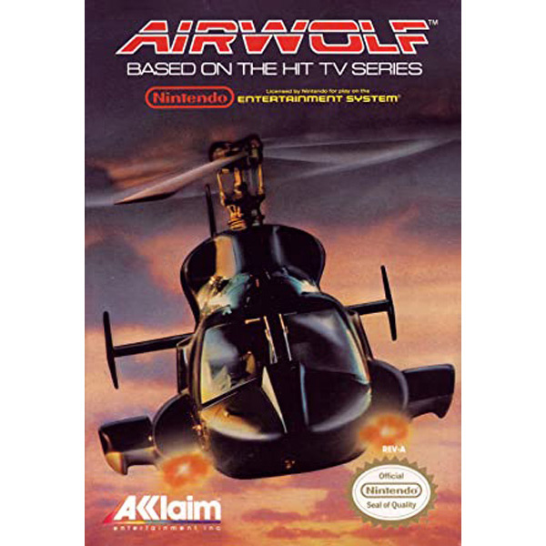 Airwolf - Nintendo NES - Used