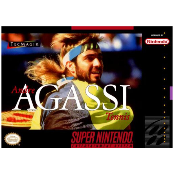 Andre Agassi Tennis - Super Nintendo SNES - Used - Cart Only