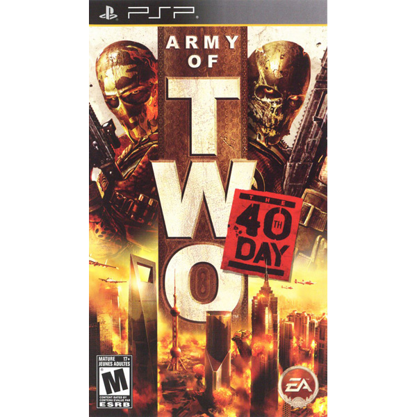 Army of Two: 40th Day - PlayStation Portable PSP - Used - Disc Only