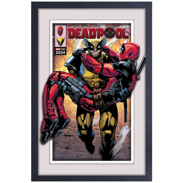 Bromance Deadpool 3 11"x17" Faux Matte Framed Print