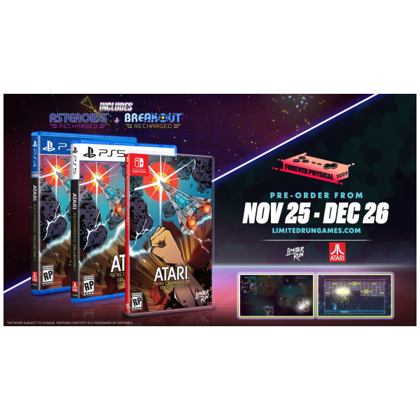 Atari Recharged Collection Vol 1 (Asteroids and Breakout) (Limited Run Games) - PlayStation 4 PS4 - Image 2