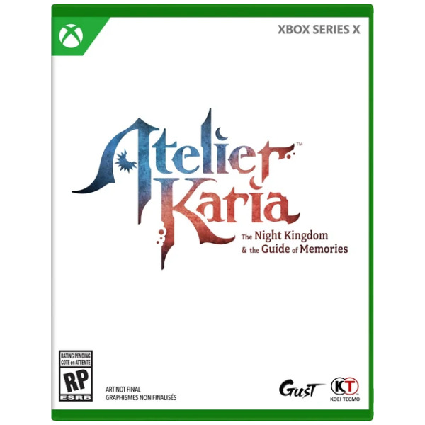 Atelier Karia The Night Kingdom & The Guide of Memories - Xbox Series X PREORDER - ESTIMATED SHIP DATE FEB 25 2027