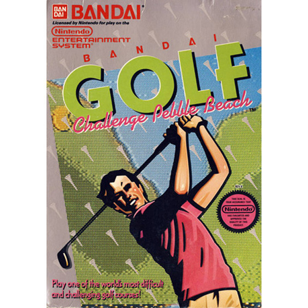 Bandai Golf Challenge: Pebble Beach - Nintendo NES - Used - Cart Only