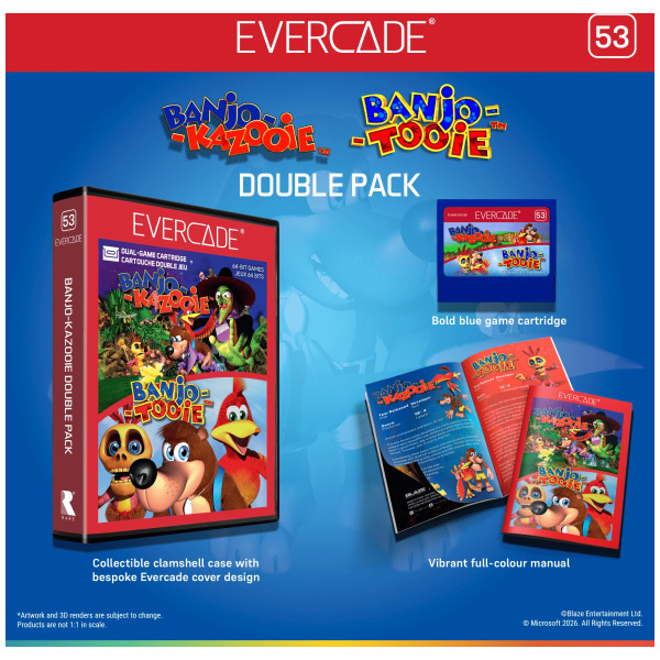 Alternative view of Banjo Kazooie Double Pack - BLAZE EVERCADE