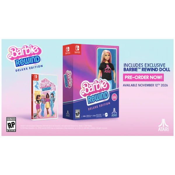 Barbie Rewind - Switch PREORDER - ESTIMATED SHIP DATE NOV 12 2026