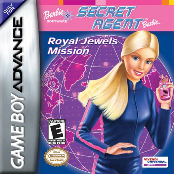 Barbie Secret Agent Royal Jewels - Game Boy Advance - Used - Cart Only