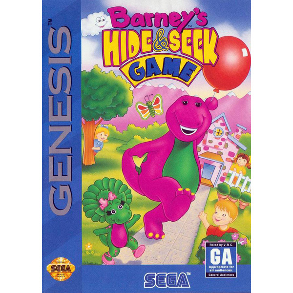 Barneys Hide & Seek - Genesis - Used - Cart Only - - PNP Games Online Store