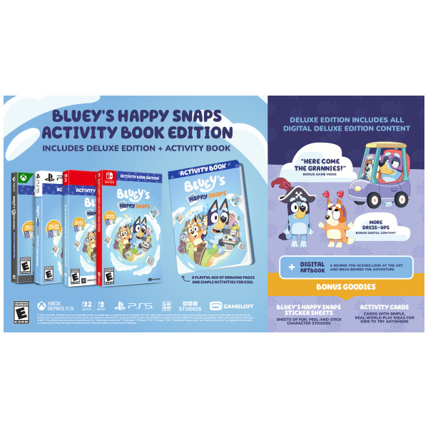 Alternative view of Blueys Happy Snaps Activty Book Edition (Game-Key Card) - Switch 2 PREORDER - ESTIMATED SHIP DATE OCT 31 2026