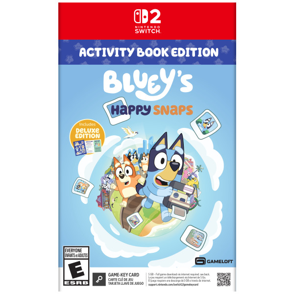 Blueys Happy Snaps Activty Book Edition (Game-Key Card) - Switch 2 PREORDER - ESTIMATED SHIP DATE OCT 31 2026