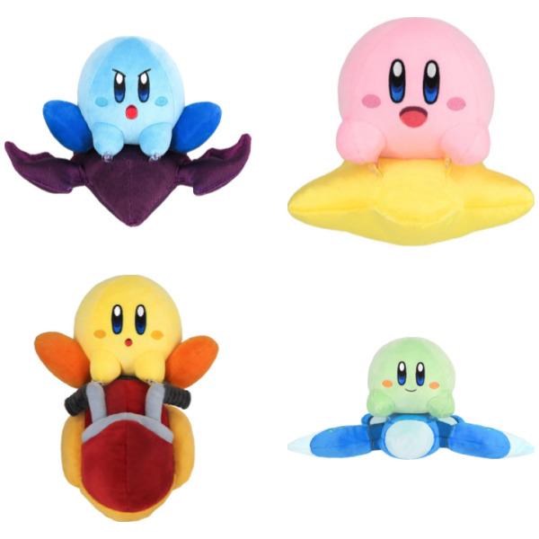 Kirby Air Riders Plush Bundle (4 Pack) PREORDER - ESTIMATED SHIP DATE JUL 31 2026
