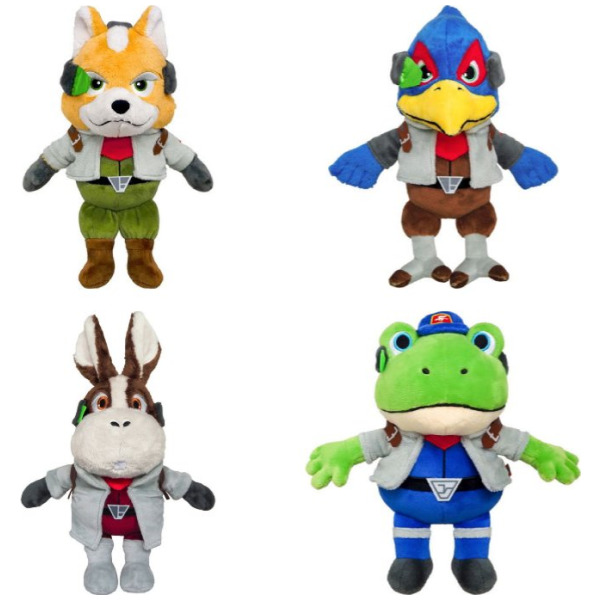 Star Fox All Star Collection Plush Bundle (4 Pack) PREORDER - ESTIMATED SHIP DATE JUL 30 2026