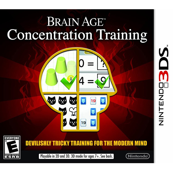 Brain Age Concentration Training Nintendo 3DS Used PNP