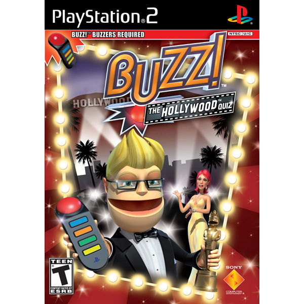 Buzz the Hollywood Quiz - PlayStation 2 PS2 - Used - Disc Only - PNP ...