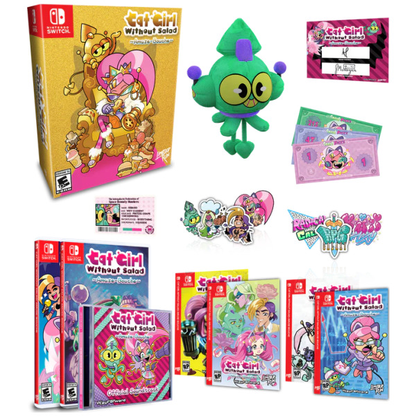Trader Games - CAT GIRL WITHOUT SALAD: AMUSE-BOUCHE - COLLECTOR S Edition Switch Usa New Game In English Limited Run 145 0819976029690