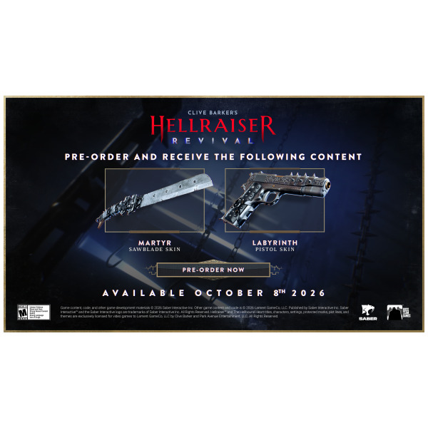 Alternative view of Clive Barkers Hellraiser Revival - PlayStation 5 PS5 PREORDER - ESTIMATED SHIP DATE OCT 8 2026