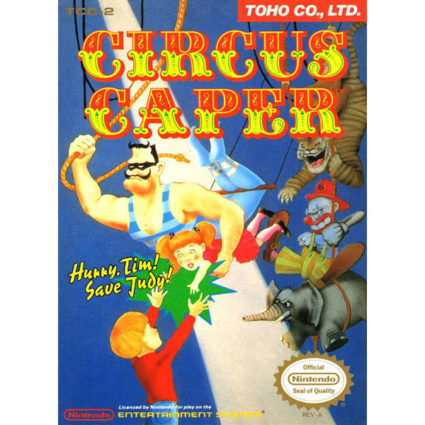 Circus Caper Nintendo NES Used Cart Only PNP Games