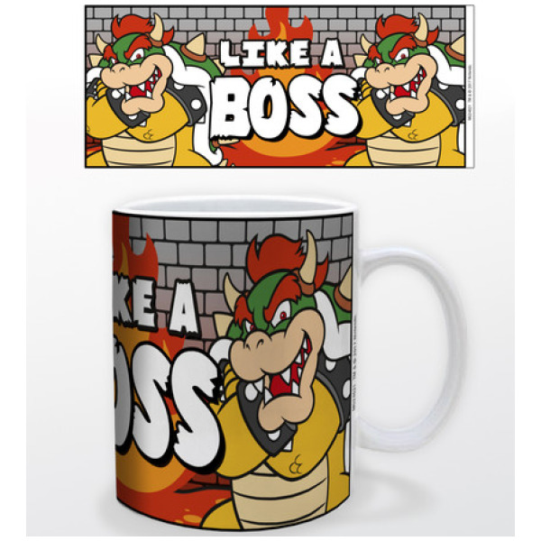 Super Mario Bros Bowser Like a Boss 11Oz. Ceramic Mug [Pyramid America]