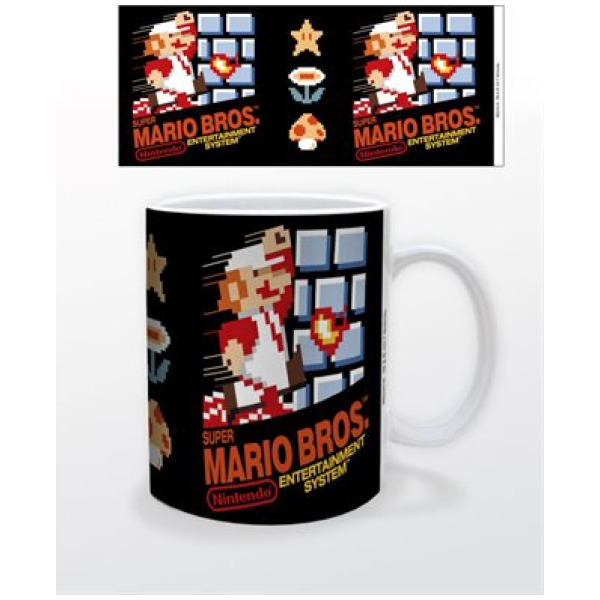 Super Mario Bros NES Game Art Cover 11Oz. Ceramic Mug [Pyramid America]