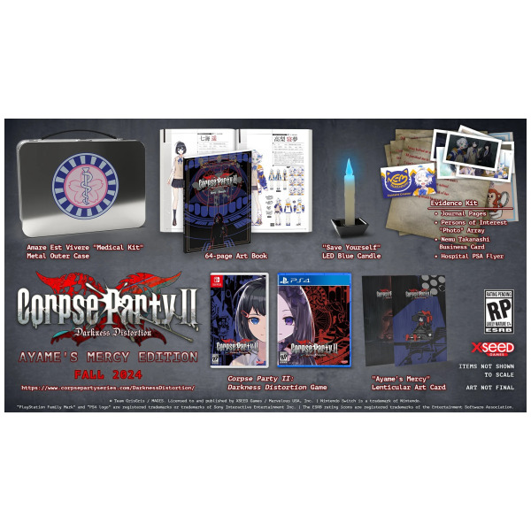 Corpse Party 2 Darkness Distortion Ayames Mercy Limited Edition - Switch PREORDER - ESTIMATED SHIP DATE JUN 30 2026