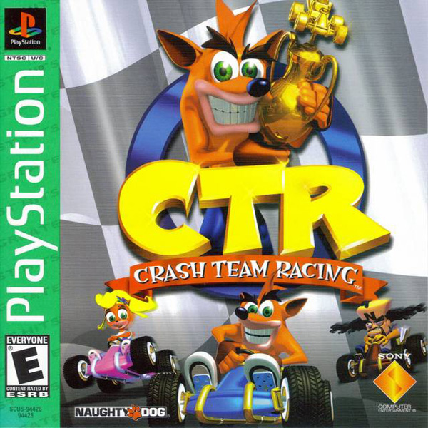 Crash Team Racing (Greatest Hits) PlayStation PS1 Used Disc