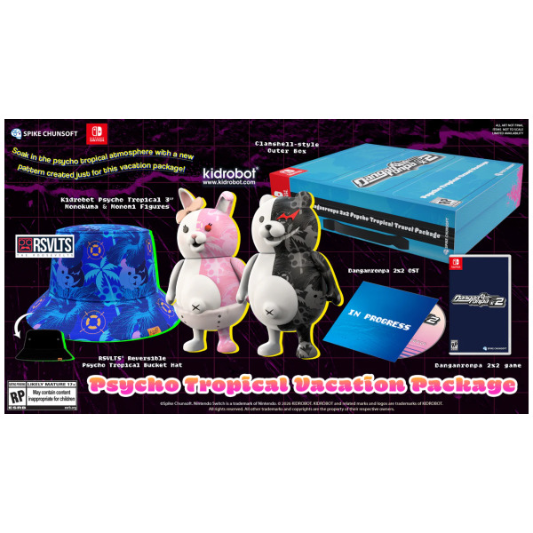 Danganronpa 2x2 Psycho Tropical Vacation Package Edition - Switch PREORDER - ESTIMATED SHIP DATE DEC 31 2026