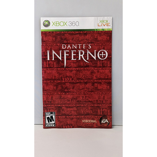 Dantes Inferno Manual Only - - PNP Games Online Store