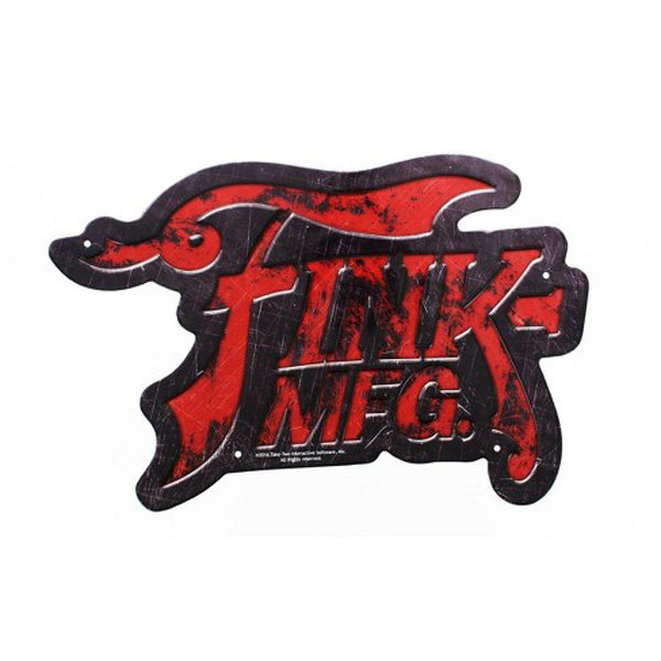 Bioshock Fink Manufacturing Tin Wall Sign [The Coop]