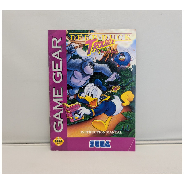 Deep Duck Trouble Starring Donald Duck Manual