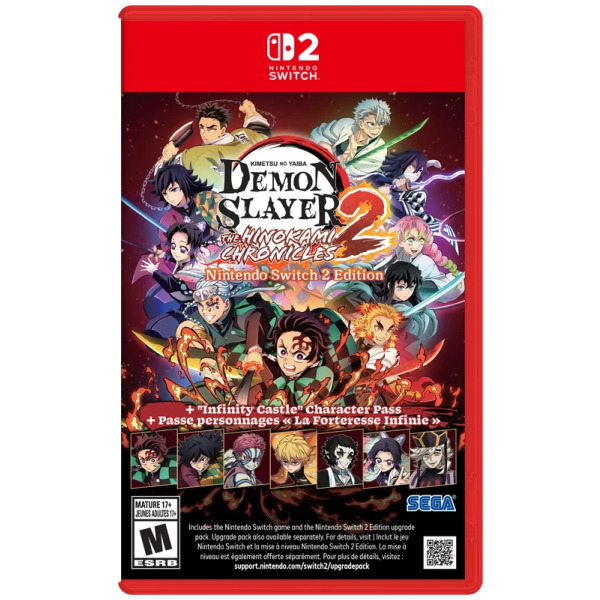Demon Slayer KNY Hinokami Chronicles 2 NS2 Edition + Infinity Castle Pass - Switch 2 PREORDER - ESTIMATED SHIP DATE OCT 29 2026