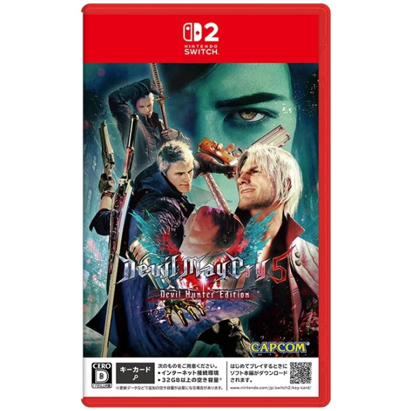Devil May Cry 5 Devil Hunter Edition (JPIM) (Multi-Language) (Game-Key Card) - Switch 2 PREORDER - ESTIMATED SHIP DATE AUG 28 2026