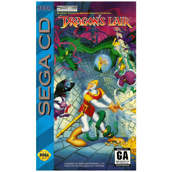 Dragons Lair - Sega CD - Used - Disc Only