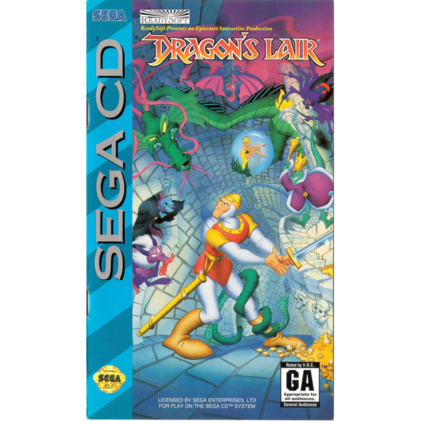 Dragons Lair - Sega CD - Used
