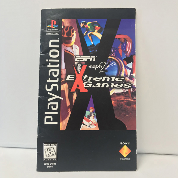 ESPN EXTREME GAMES MANUAL (LONG BOX) - - PNP Games Online Store