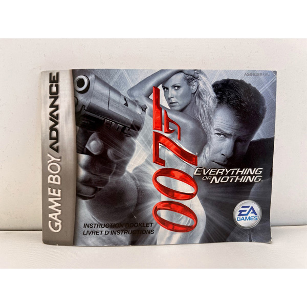 007 Everything or Nothing Manual
