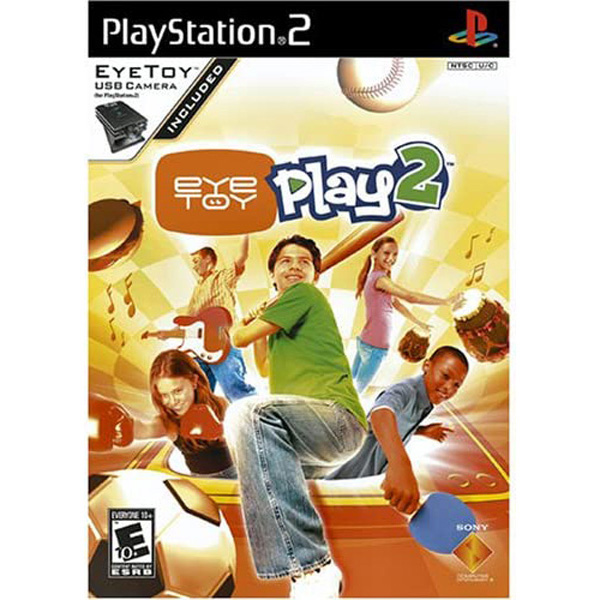Eye Toy Play Pour PS2 – Jeu De Caméra Interactif, Bon état, Compatible PlayStation 2