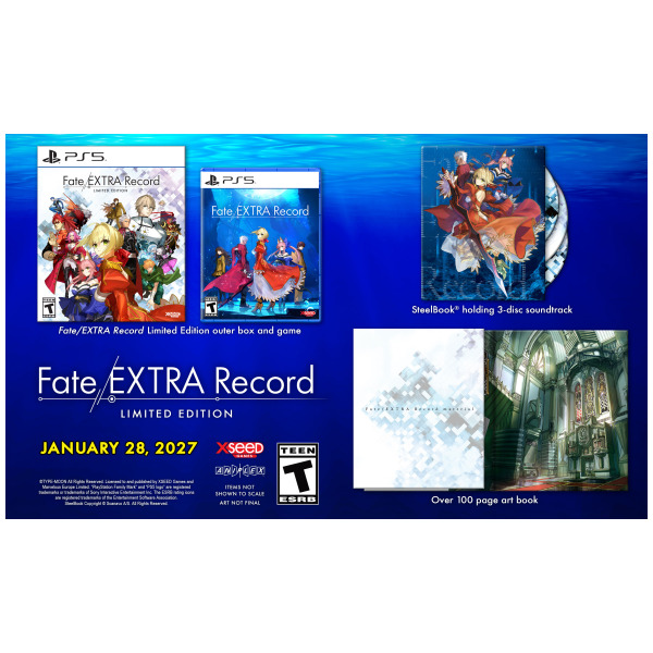 Alternative view of Fate EXTRA / Record Limited Edition - PlayStation 5 PS5 PREORDER - ESTIMATED SHIP DATE JAN 28 2027