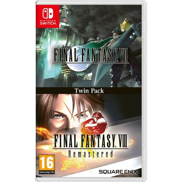 Final Fantasy 7 and 8 Remastered Twin Pack (EU Import) - Switch