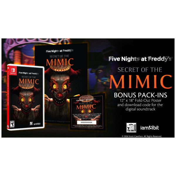 Alternative view of Five Nights at Freddys Secret of the Mimic - Switch PREORDER - ESTIMATED SHIP DATE JUL 3 2026