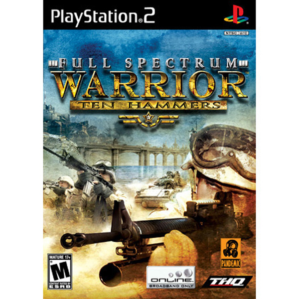 Jeu Full Spectrum Warrior - Version PS2 PAL Complète (boîte, Notice), Bon état