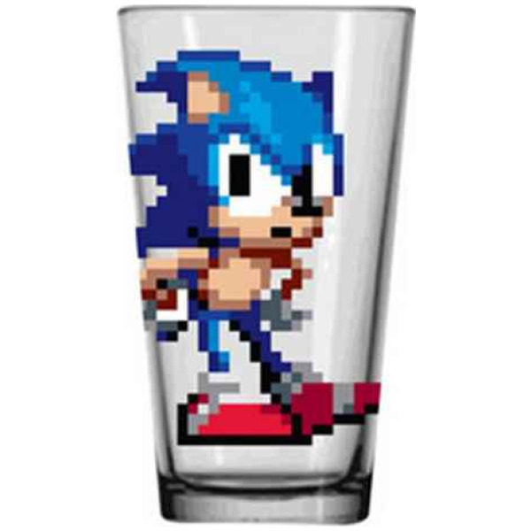 Sonic the Hedgehog 16-Bit Pint Glass 16 Oz [Surreal Ent.]