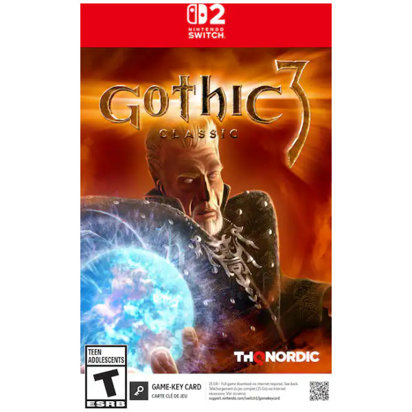 Gothic 3 Classic (Game-Key Card) - Switch 2 PREORDER - ESTIMATED SHIP DATE NOV 24 2026