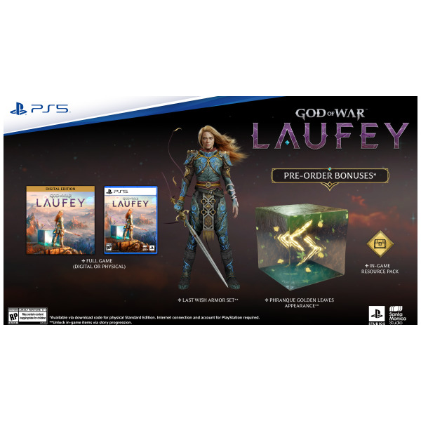 Alternative view of God of War Laufey - PlayStation 5 PS5 PREORDER - ESTIMATED SHIP DATE FEB 16 2027