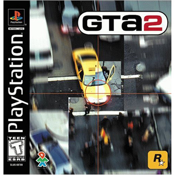 GTA Grand Theft Auto II 2 - PlayStation PS1 - Used - Disc Only